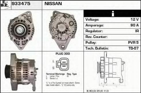 EDR 933475 - Alternator autospares.lv