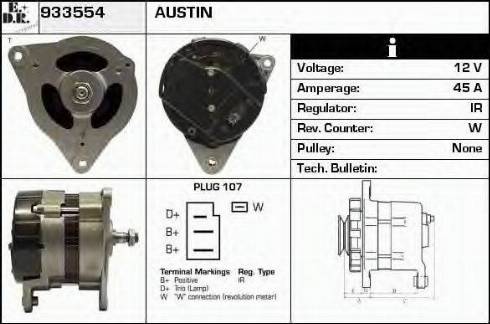 EDR 933554 - Alternator autospares.lv