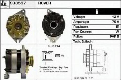 EDR 933557 - Alternator autospares.lv