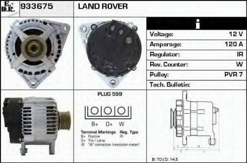 EDR 933675 - Alternator autospares.lv