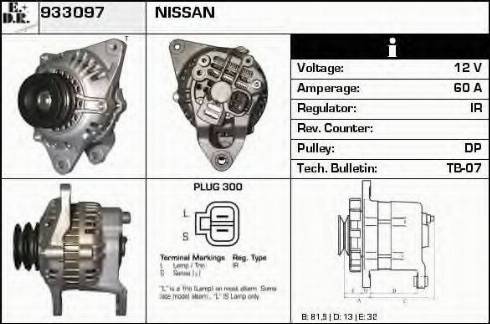 EDR 933097 - Alternator autospares.lv