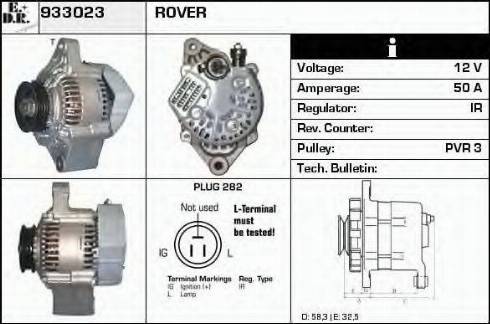 EDR 933023 - Alternator autospares.lv