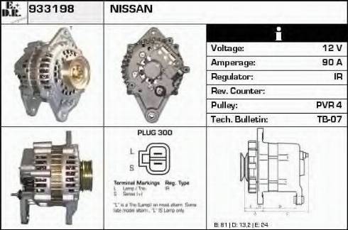 EDR 933198 - Alternator autospares.lv