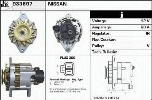 EDR 933897 - Alternator autospares.lv