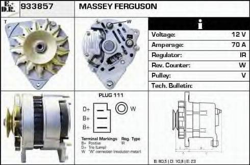 EDR 933857 - Alternator autospares.lv