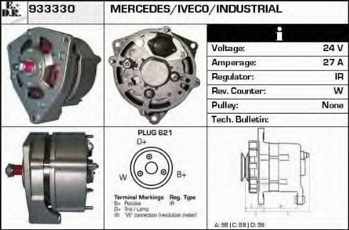 EDR 933330 - Alternator autospares.lv