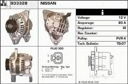 EDR 933328 - Alternator autospares.lv