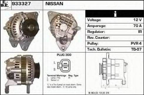 EDR 933327 - Alternator autospares.lv