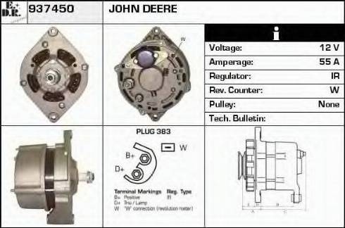 EDR 937450 - Alternator autospares.lv