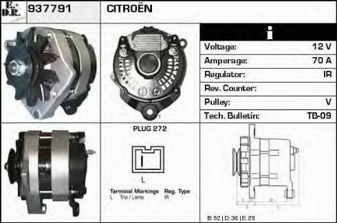 EDR 937791 - Alternator autospares.lv