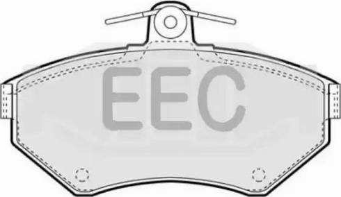 EEC BRP0961 - Brake Pad Set, disc brake autospares.lv