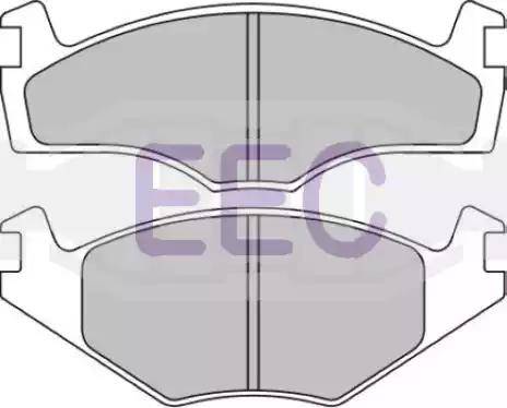 EEC BRP0438 - Brake Pad Set, disc brake autospares.lv