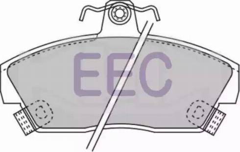 EEC BRP0657 - Brake Pad Set, disc brake autospares.lv