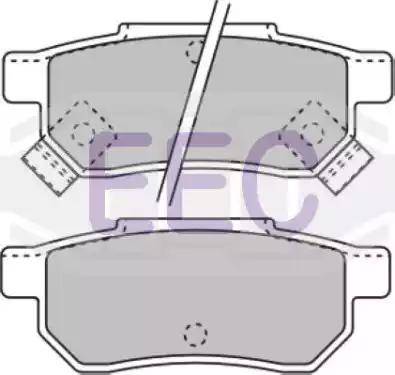 EEC BRP0611 - Brake Pad Set, disc brake autospares.lv