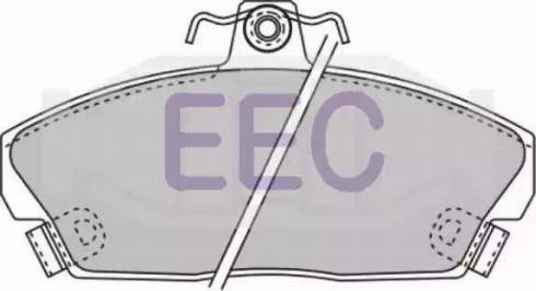 EEC BRP0689 - Brake Pad Set, disc brake autospares.lv