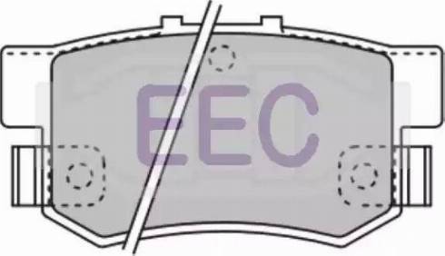 EEC BRP0680 - Brake Pad Set, disc brake autospares.lv