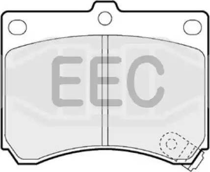 EEC BRP0687 - Brake Pad Set, disc brake autospares.lv