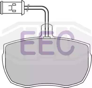 EEC BRP0079 - Brake Pad Set, disc brake autospares.lv