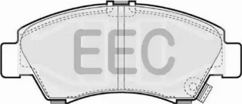 EEC BRP0816 - Brake Pad Set, disc brake autospares.lv