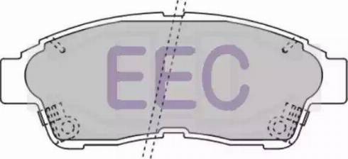 EEC BRP0792 - Brake Pad Set, disc brake autospares.lv