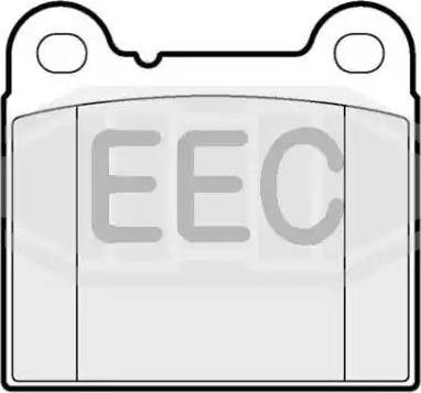 EEC BRP0716 - Brake Pad Set, disc brake autospares.lv