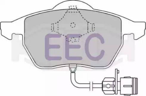 EEC BRP0789 - Brake Pad Set, disc brake autospares.lv