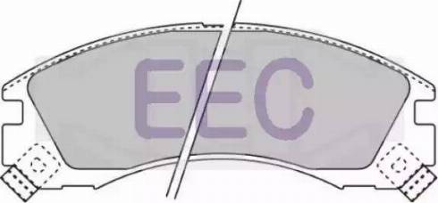 EEC BRP0781 - Brake Pad Set, disc brake autospares.lv