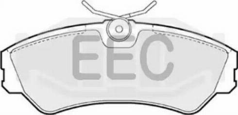 EEC BRP0724 - Brake Pad Set, disc brake autospares.lv