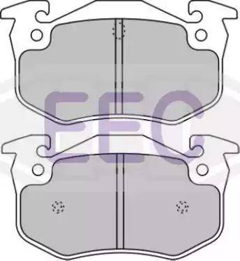 EEC BRP0771 - Brake Pad Set, disc brake autospares.lv