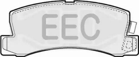 EEC BRP0777 - Brake Pad Set, disc brake autospares.lv