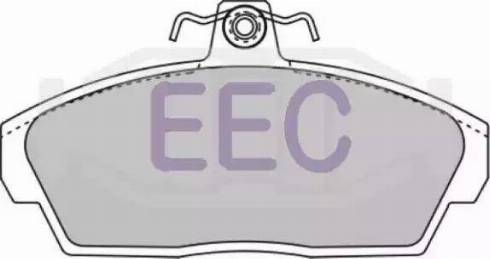 EEC BRP1019 - Brake Pad Set, disc brake autospares.lv