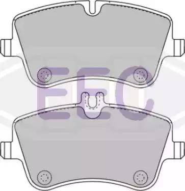 EEC BRP1166 - Brake Pad Set, disc brake autospares.lv