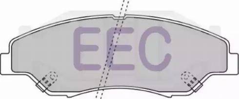 EEC BRP1124 - Brake Pad Set, disc brake autospares.lv