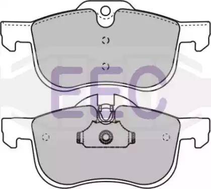 EEC BRP1120 - Brake Pad Set, disc brake autospares.lv