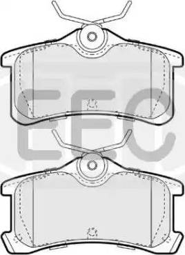 Klaxcar France 24535z - Brake Pad Set, disc brake autospares.lv