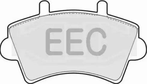 EEC BRP1204 - Brake Pad Set, disc brake autospares.lv