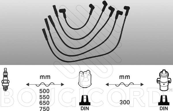 EFI 4203 - Ignition Cable Kit autospares.lv