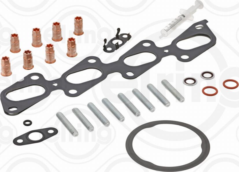 Elring 521.100 - Mounting Kit, charger autospares.lv