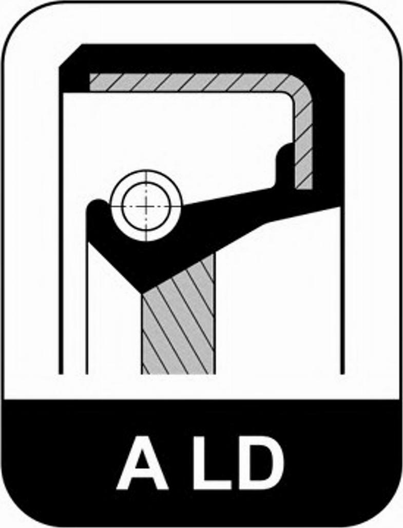 Elring 060.110 - Shaft Seal, crankshaft autospares.lv