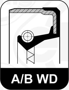 Elring 198.440 - Shaft Seal, differential autospares.lv