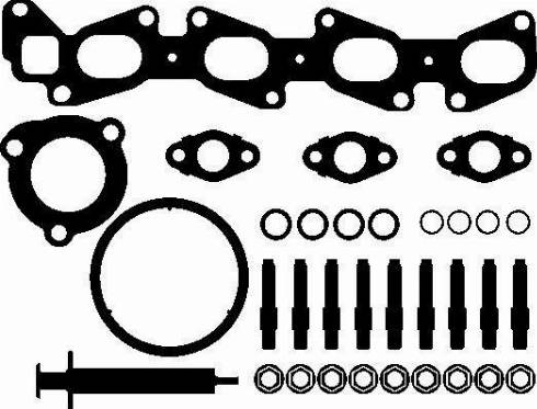 Elring 899.860 - Mounting Kit, charger autospares.lv