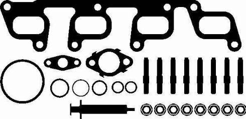 Elring 244.440 - Mounting Kit, charger autospares.lv