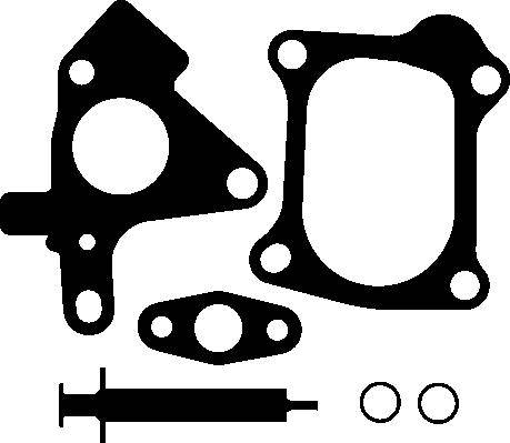 Elring 714.350 - Mounting Kit, charger autospares.lv