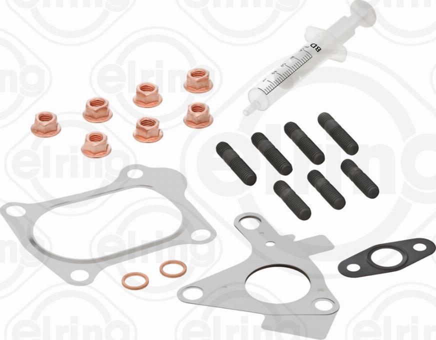 Elring 714.351 - Mounting Kit, charger autospares.lv