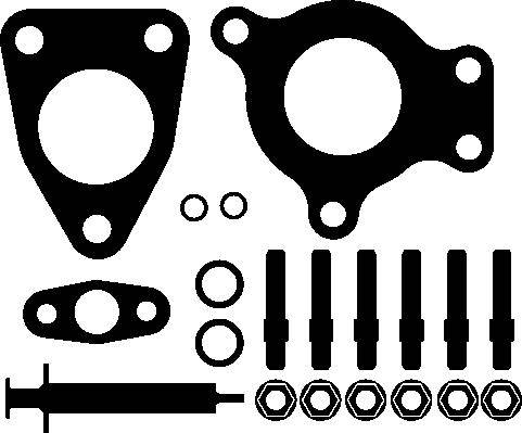 Elring 715.380 - Mounting Kit, charger autospares.lv