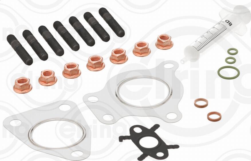 Elring 715.381 - Mounting Kit, charger autospares.lv