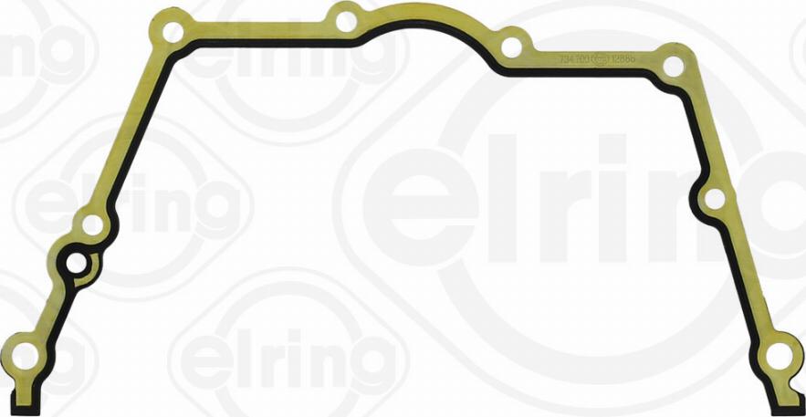 Elring 734.700 - Gasket, timing case cover autospares.lv