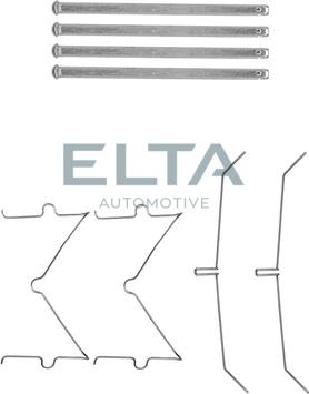 Elta Automotive EA8551 - Accessory Kit for disc brake Pads autospares.lv