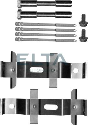 Elta Automotive EA8523 - Accessory Kit for disc brake Pads autospares.lv