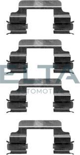 Elta Automotive EA8606 - Accessory Kit for disc brake Pads autospares.lv